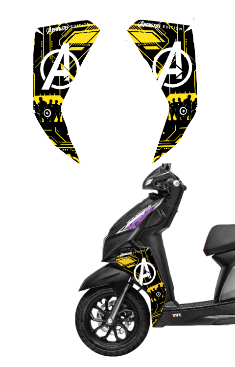 Ntorq Front Panel Sticker | Ntorq Side Panel Decal